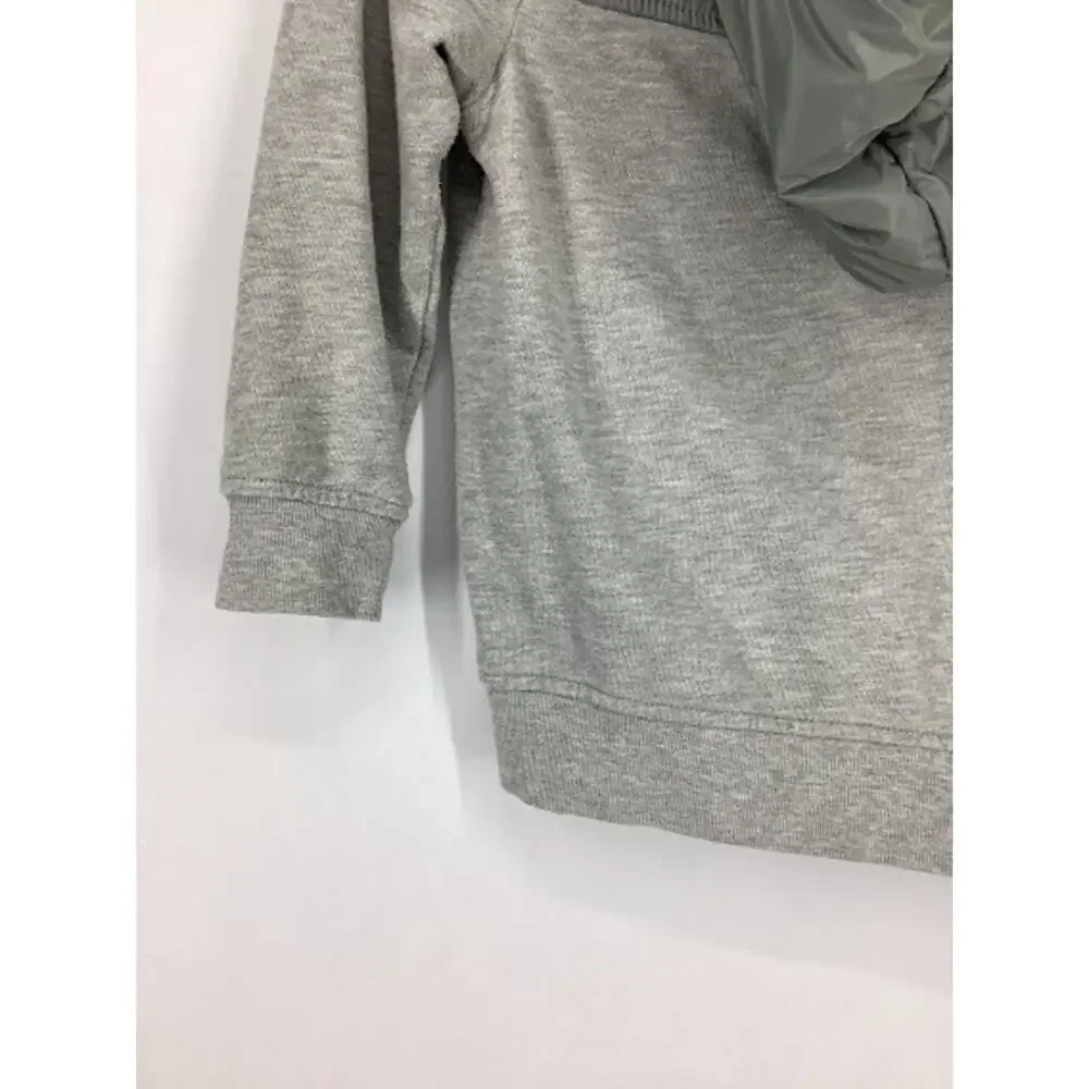 Gymboree Boys Gray Green Full Zip Hooded Sweatshirt Kids Youth Size Small 5-6